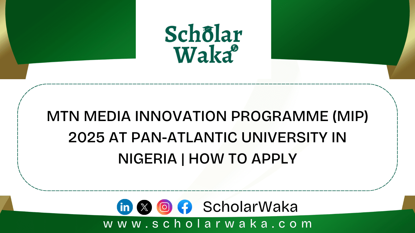 MTN Media Innovation Programme (MIP) 2025 - ScholarWaka