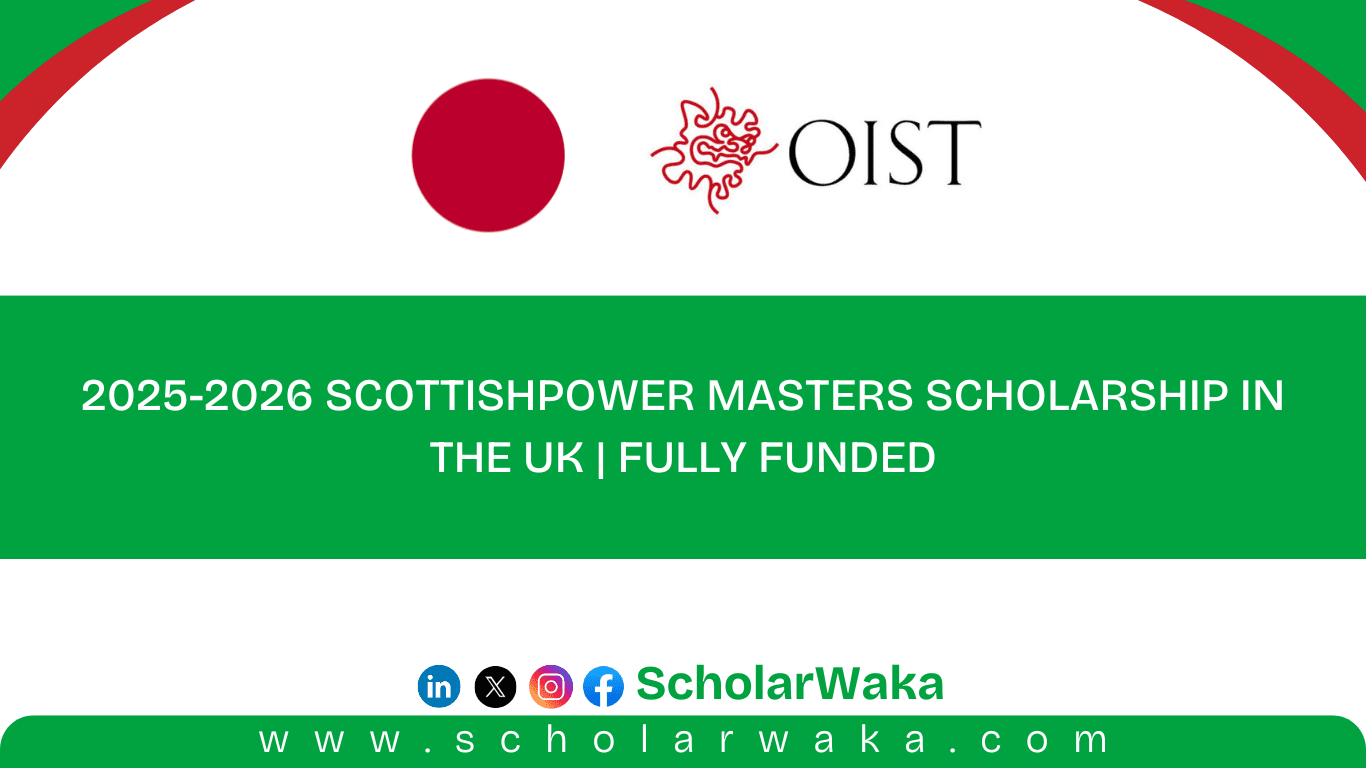 OIST Research Internship Program 2025 - ScholarWaka