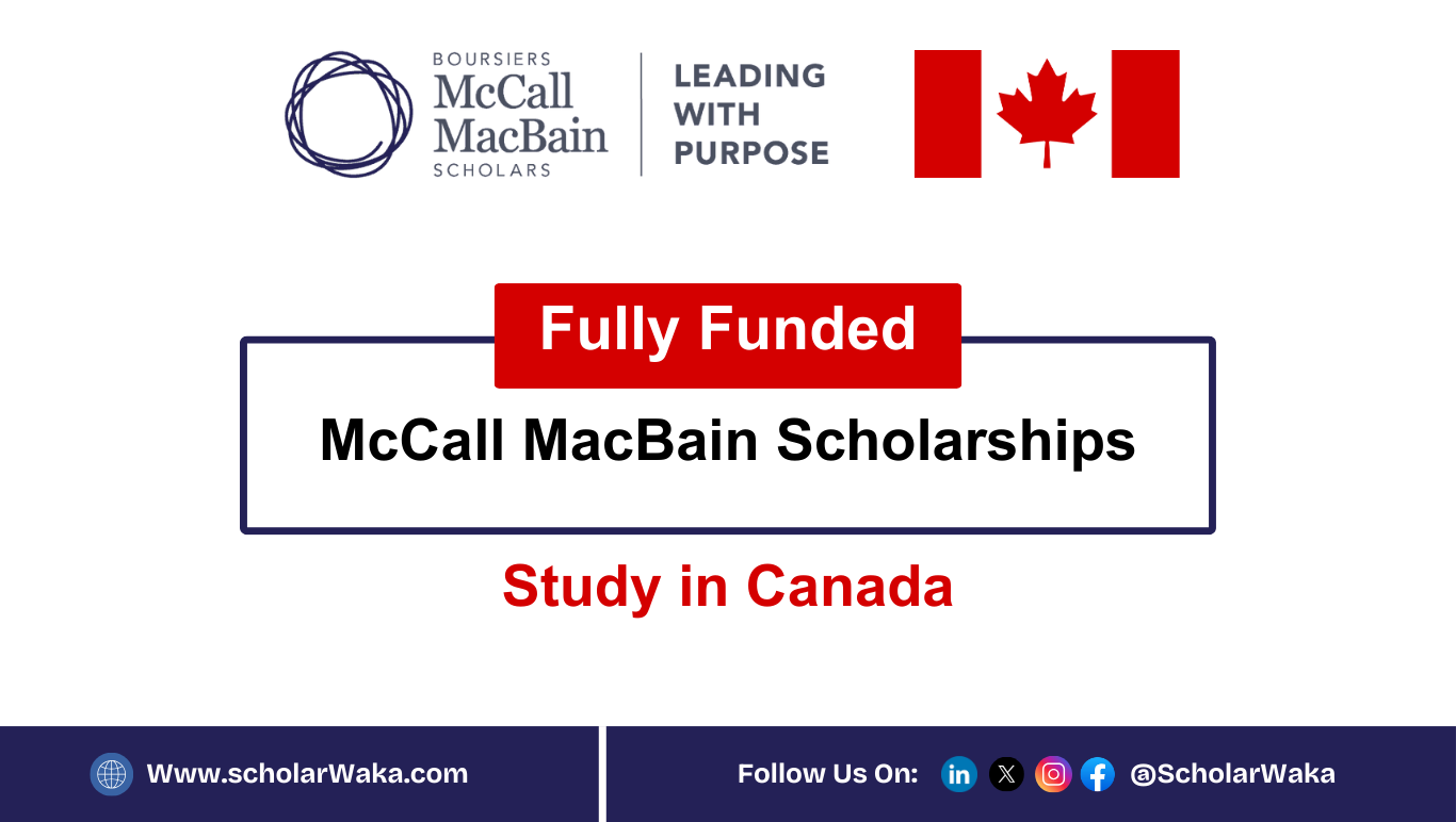 McCall MacBain Scholarships 2026 - ScholarWaka