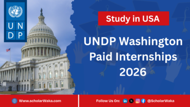 UNDP Washington Paid Internships 2026 | Study in the USA - ScholarWaka