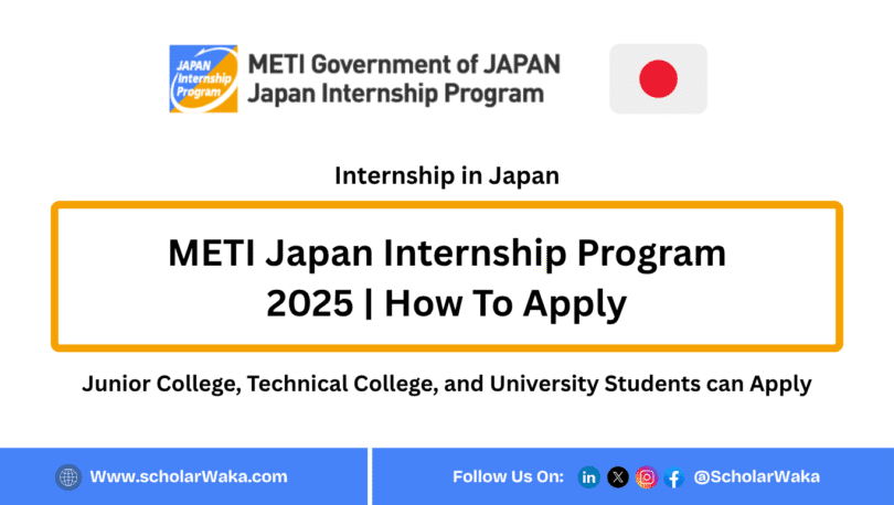 METI Japan Internship Program 2025 - ScholarWaka