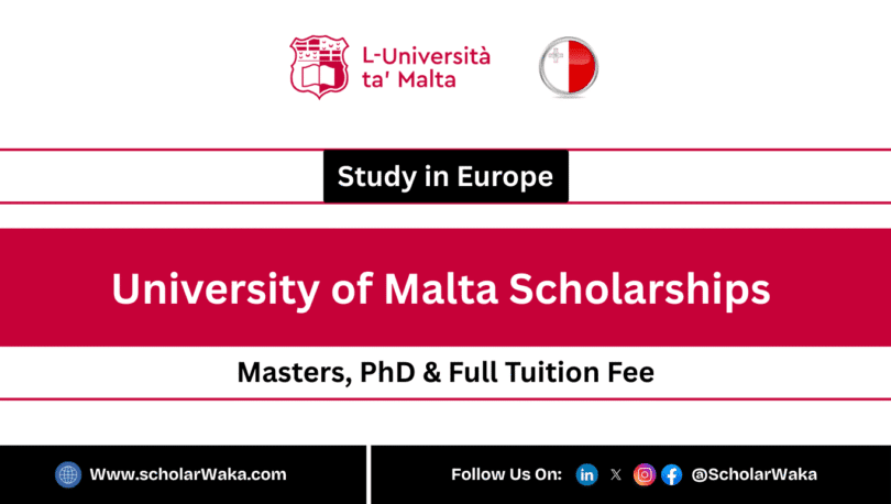 University of Malta Scholarships 2025/2026 - ScholarWaka