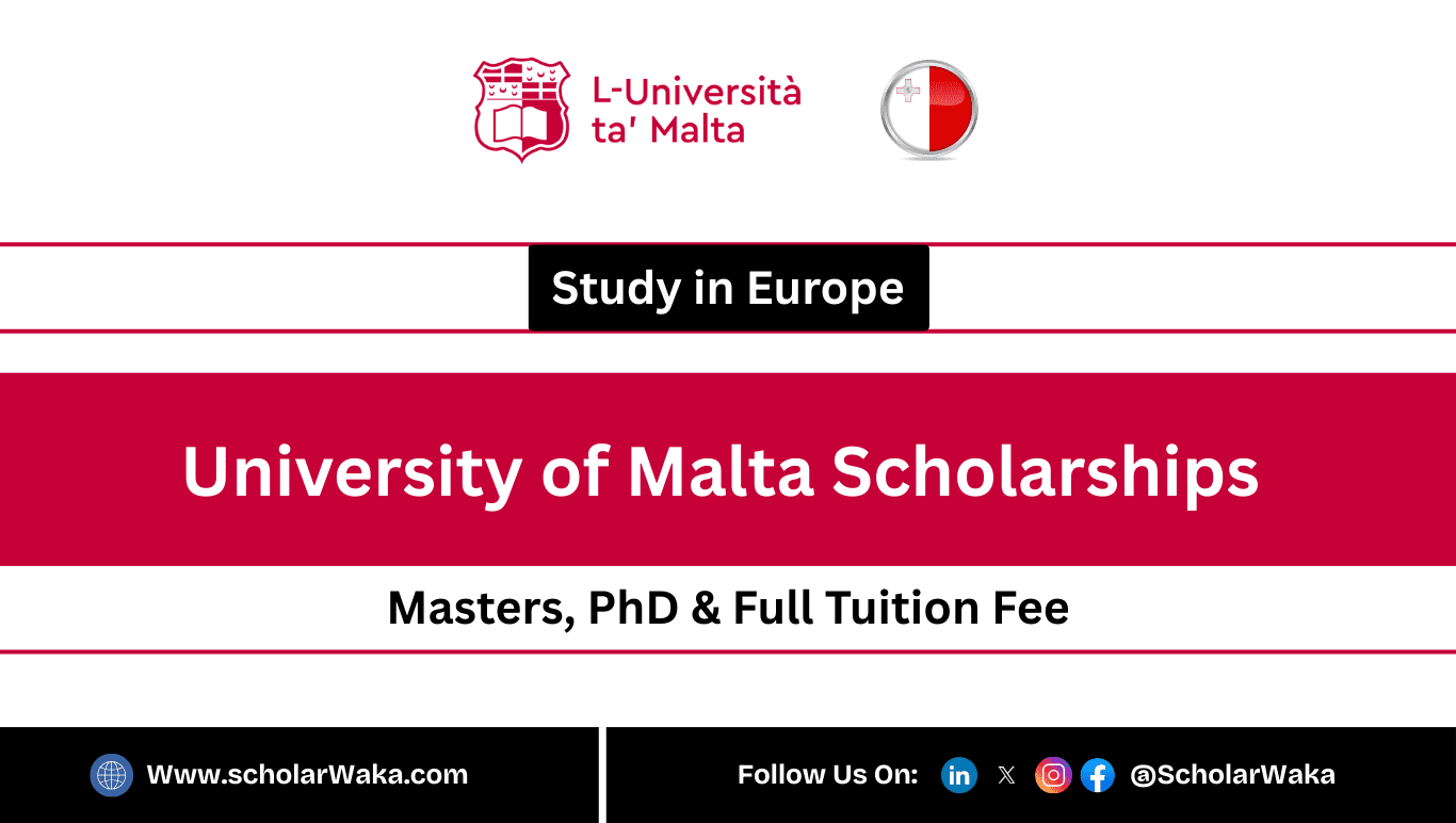 University of Malta Scholarships 2025/2026 - ScholarWaka