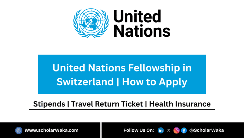 United Nations 2025 Fully Funded Fellowship in Switzerland - ScholarWaka