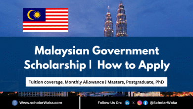 Malaysian Government Scholarship 2025 | How to Apply - ScholarWaka