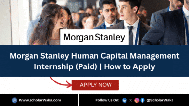 Morgan Stanley 2025 Human Capital Management Internship (Paid) | How to Apply - ScholarWaka