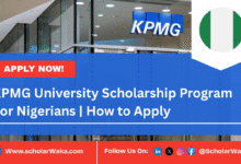 KPMG University Scholarship Program 2025 For Nigerians | How to Apply - ScholarWaka