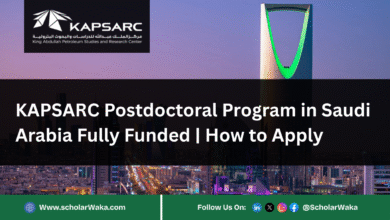 KAPSARC Postdoctoral Program 2026 in Saudi Arabia (Fully Funded) | How to Apply - ScholarWaka