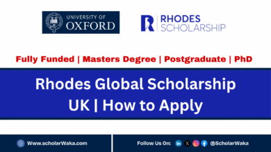 Rhodes Global Scholarship 2026 in UK | How to Apply - ScholarWaka