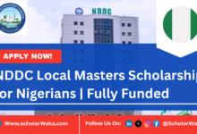 NDDC Local Masters Scholarship 2025/2026 for Nigerians | Fully Funded - ScholarWaka