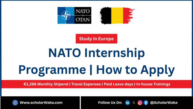 NATO Internship Programme 2025 - ScholarWaka