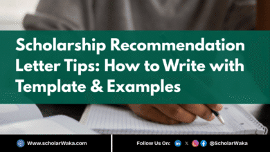 Scholarship Recommendation Letter Tips: How to Write with Template & Examples - ScholarWaka
