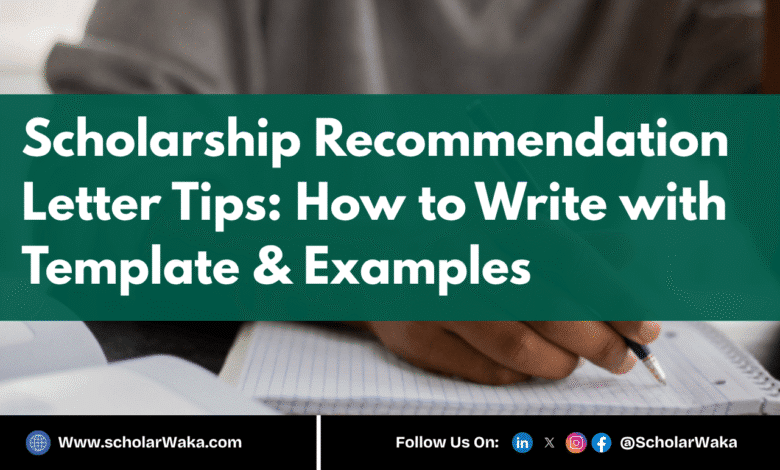 Scholarship Recommendation Letter Tips: How to Write with Template & Examples - ScholarWaka