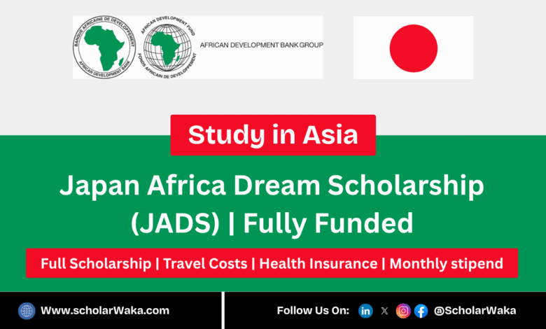 Japan Africa Dream Scholarship (JADS) 2025/2026 | Fully Funded - ScholarWaka