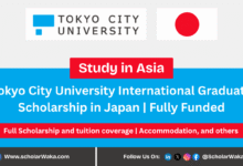 Tokyo City University International Graduate Scholarship 2026 - ScholarWaka