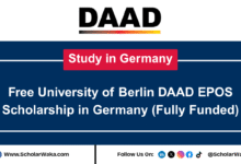 Free University of Berlin DAAD EPOS Scholarship in Germany 2026 (Fully Funded) - ScholarWaka