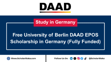 Free University of Berlin DAAD EPOS Scholarship in Germany 2026 (Fully Funded) - ScholarWaka