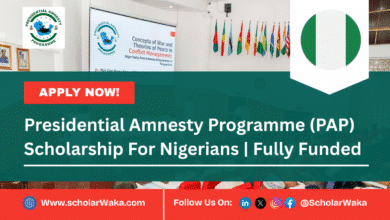 Presidential Amnesty Programme (PAP) Scholarship 2025/2026 For Nigerians | Fully Funded - ScholarWaka