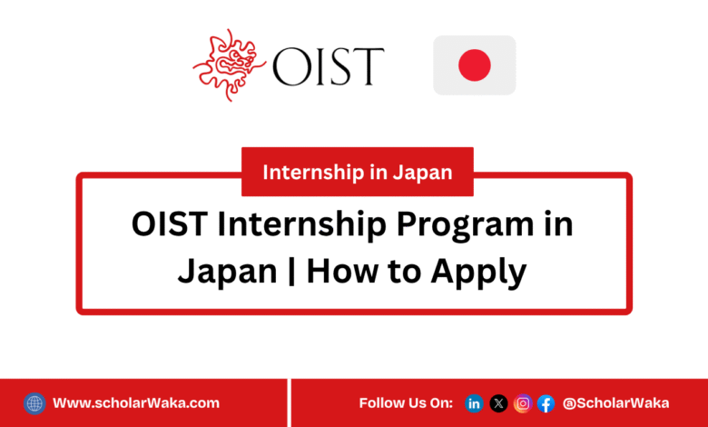 OIST Internship Program 2026 in Japan | How to Apply - ScholarWaka