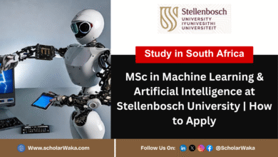 MSc in Machine Learning & Artificial Intelligence at Stellenbosch University 2026 | How to Apply - ScholarWaka