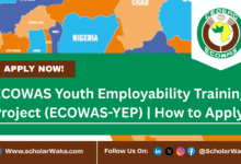 ECOWAS Youth Employability Training Project 2025 (ECOWAS-YEP) | How to Apply - ScholarWaka