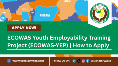 ECOWAS Youth Employability Training Project 2025 (ECOWAS-YEP) | How to Apply - ScholarWaka