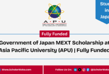 2026 Government of Japan MEXT Scholarship at Asia Pacific University (APU) | Fully Funded - ScholarWaka