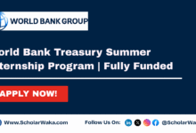 World Bank Treasury Summer 2026 Internship Program | Fully Funded - ScholarWaka