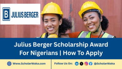 2025 Julius Berger Scholarship Award For Nigerians | How To Apply - ScholarWaka