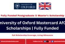 University of Oxford Mastercard AfOx Scholarships 2026-2027 | Fully Funded - ScholarWaka