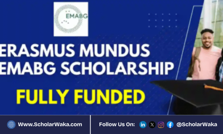 Erasmus Mundus EMABG Scholarship 2026 | Fully Funded - ScholarWaka