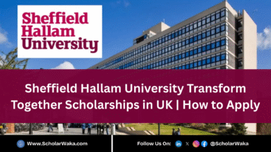 Sheffield Hallam University Transform Together Scholarships 2026 in UK | How to Apply - ScholarWaka