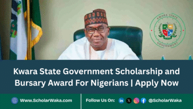 Kwara State Government Scholarship and Bursary Award 2025 For Nigerians | Apply Now - ScholarWaka