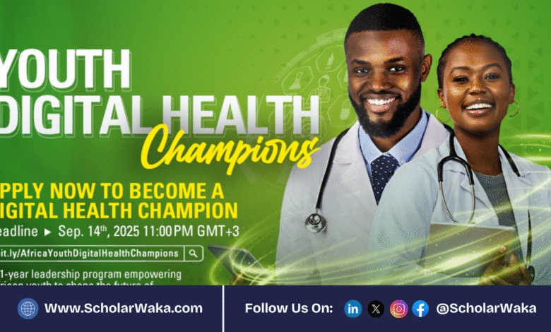 AfricaCDC Youth Digital Health Champions (Y-DHC) Program 2025 | How To Apply - ScholarWaka