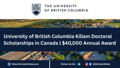 University of British Columbia Killam Doctoral Scholarships 2026 in Canada | $40,000 Annual Award - ScholarWaka