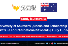 University of Southern Queensland Scholarship in Australia 2026 For International Students | Fully Funded - ScholarWaka
