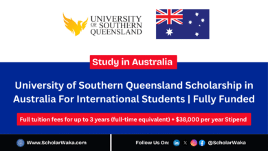 University of Southern Queensland Scholarship in Australia 2026 For International Students | Fully Funded - ScholarWaka