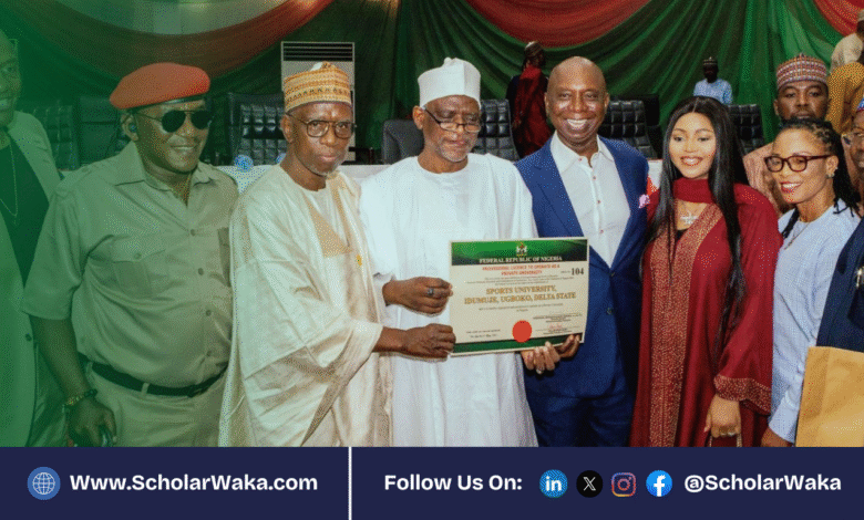 Sen. Ned Nwoko Scholarship Programme 2025/2026 at Sports University of Nigeria for Undergraduates | Fully Funded - ScholarWaka