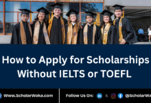 How to Apply for Scholarships Without IELTS or TOEFL — (Plus Top Universities That Don’t Require Them) - ScholarWaka