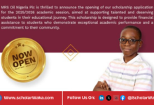 MRS Oil Nigeria Plc Scholarship 2026 | How to Apply - ScholarWaka
