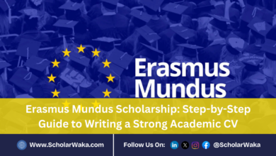 Erasmus Mundus Scholarship: Step-by-Step Guide to Writing a Strong Academic CV - ScholarWaka
