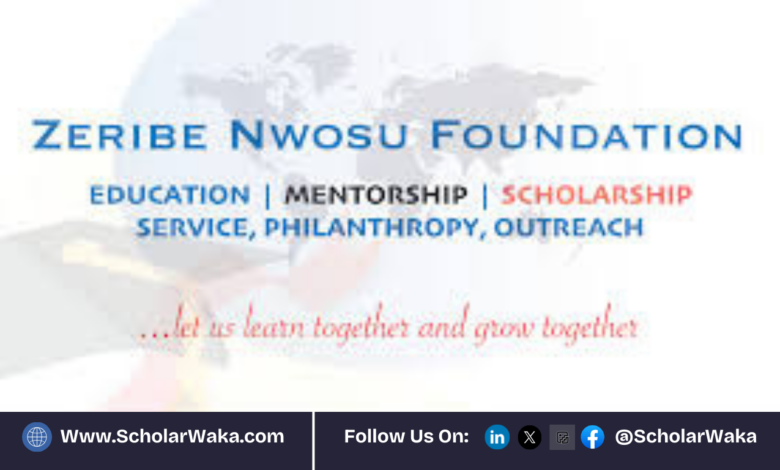 Zeribe Nwosu Foundation AI and Data Science Scholarship 2026 | How to Apply - ScholarWaka