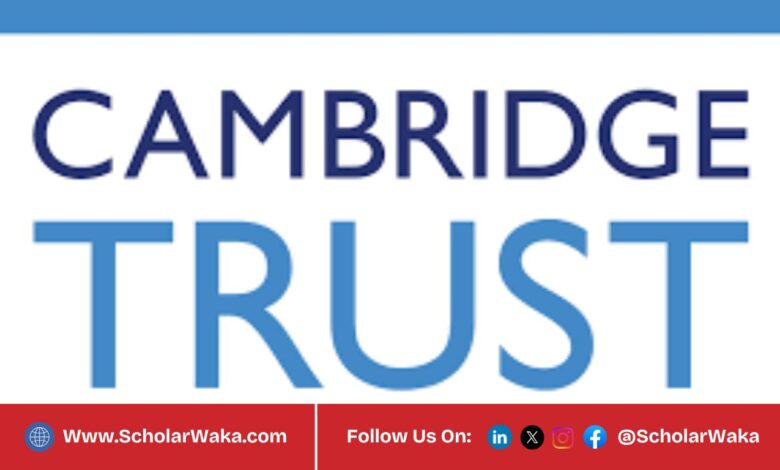 Cambridge Trust Global Impact Scholarship 2026 | How to Apply - ScholarWaka