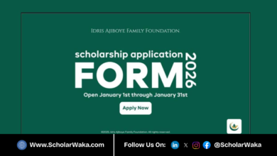 Idris Ajiboye Family Foundation Scholarship 2026/2027 | How to Apply - ScholarWaka