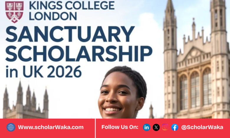 Kings College London Sanctuary Scholarship 2026-2027 in UK | Fully Funded - ScholarWaka