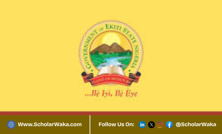 Ekiti State Government Scholarship 2025/2026 | How to Apply - ScholarWaka