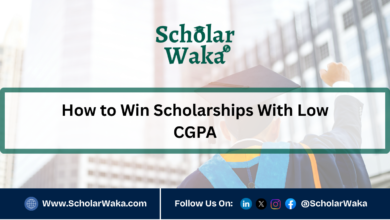 How to Win Scholarships With Low CGPA - ScholarWaka