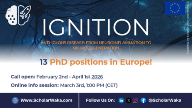 IGNITION Doctoral Network (DN) PhD Scholarships 2026 in Europe | Fully Funded - ScholarWaka