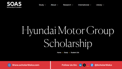 SOAS University of London Hyundai Motor Group Scholarship 2026 in UK | Fully Funded - ScholarWaka