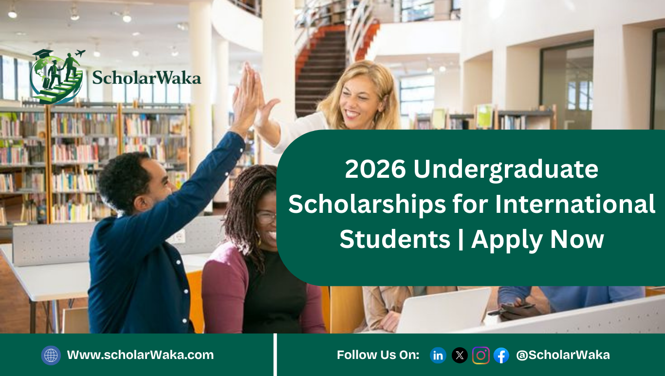 2026 Undergraduate Scholarships for International Students | ScholarWaka